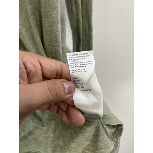 Boho Grunge Minimalist Cabincore Lounge Relaxed Top S Coastal Capsule Y2K 90s - Picture 9 of 15